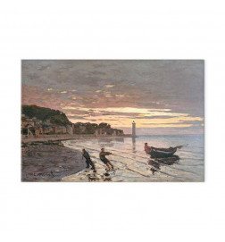 Seinapilt - Claude Monet – Hauling a Boat Ashore, Honfleur