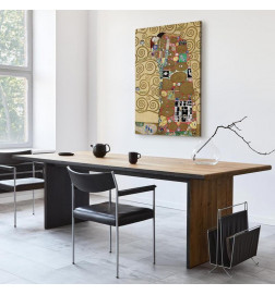 Cuadro - Gustav Klimt – The Fulfillment