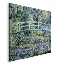 Schilderij - Claude Monet – Footbridge in Giverny