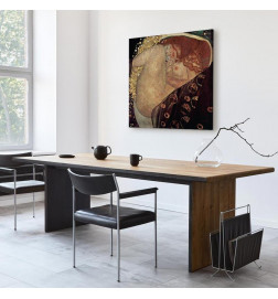 Schilderij - Gustav Klimt – Danae