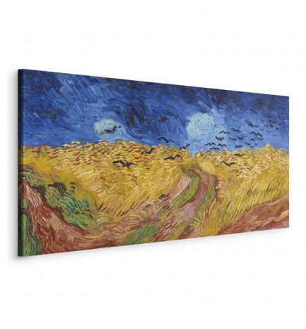 Leinwandbild - Vincent van Gogh – Wheatfield With Crows