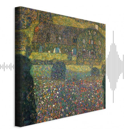 Cuadro - Gustav Klimt – Country House on the Attersee Lake
