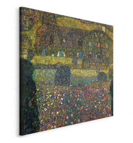 Cuadro - Gustav Klimt – Country House on the Attersee Lake