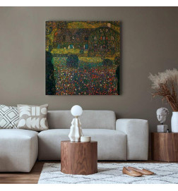 Cuadro - Gustav Klimt – Country House on the Attersee Lake
