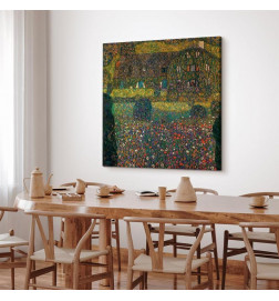 Leinwandbild - Gustav Klimt – Country House on the Attersee Lake