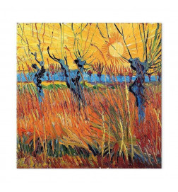 Slika - Vincent van Gogh – Willows at Sunset