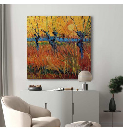 Tablou - Vincent van Gogh – Willows at Sunset