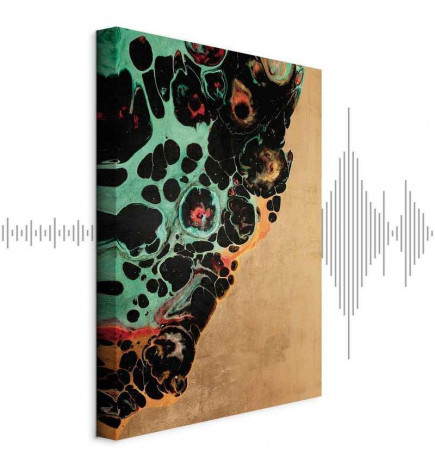 Canvas Print - Composition of Micro Shapes (1-part) - Abstract Forms of Colors