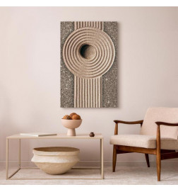 Schilderij - Energy Flow (1 Part) Vertical