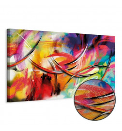 Leinwandbild - Dance of the rainbow