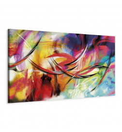 Canvas Print - Dance of the rainbow