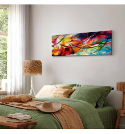 Schilderij - Dance of the rainbow