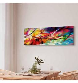 Schilderij - Dance of the rainbow