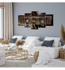 Canvas Print - Chestnut map