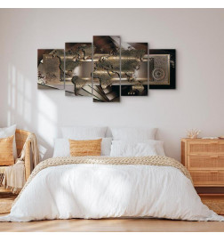 Canvas Print - Chestnut map