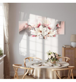 Schilderij - Magnolia in bloom