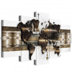 Leinwandbild - Metalic World