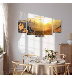 Leinwandbild - Sun Salutation