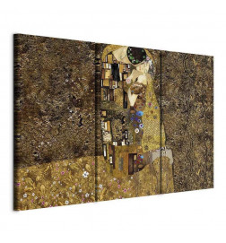 Leinwandbild - Klimt inspiration - Kiss