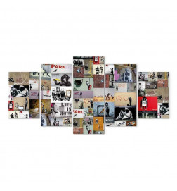 Quadro - Art of Collage: Banksy IV
