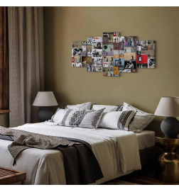 Leinwandbild - Art of Collage: Banksy IV