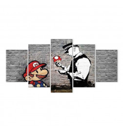 Taulu - Super Mario Mushroom Cop (Banksy)