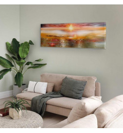 Canvas Print - Orange Sea