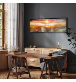 Canvas Print - Orange Sea