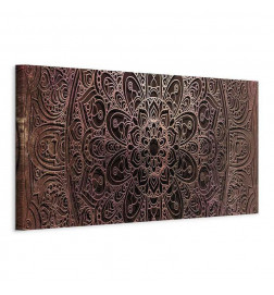 Canvas Print - Mandala: Amber Silence