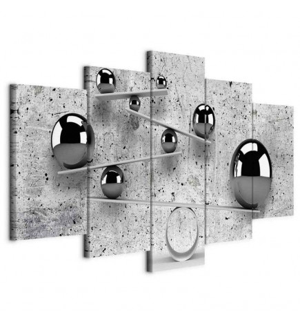 Cuadro - Balls and Concrete (5 Parts) Wide
