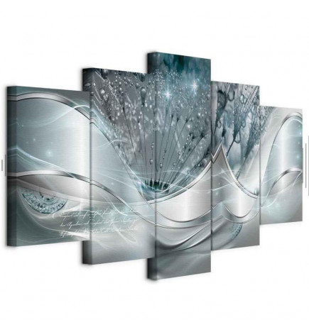 Taulu - Sparkling Dandelions (5 Parts) Blue Wide