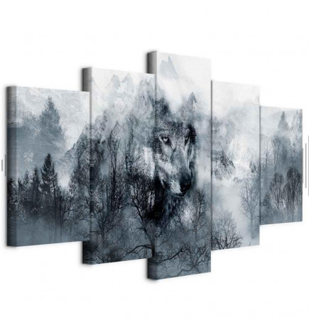 Tablou - Mountain Predator (5 Parts) Wide