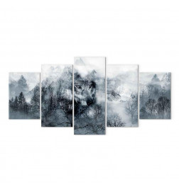 Tablou - Mountain Predator (5 Parts) Wide