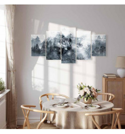 Canvas Print - Mountain Predator (5 Parts) Wide