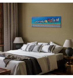 Quadro - Colourful Boats (1 Part) Narrow