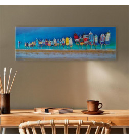 Tablou - Colourful Boats (1 Part) Narrow