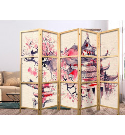 Paravent japonais - In a Temple