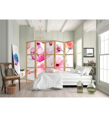 Japanese Room Divider - Floral Bliss II