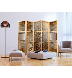 Japoniška kambario pertvara - Golden Flourishes II
