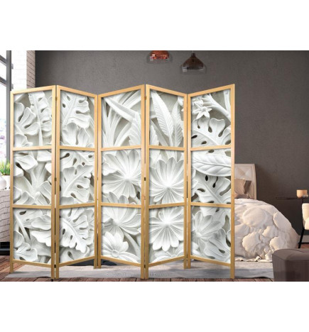 Japanese Room Divider - Alabaster Garden III
