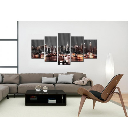 Quadro su vetro acrilico - Gray City