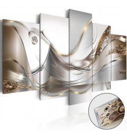 Tableau sur verre acrylique - Golden Flight