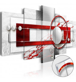 Quadro su vetro acrilico - Incarnadine Energy