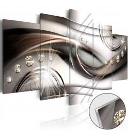 Quadro acrílico - Brown Glitter