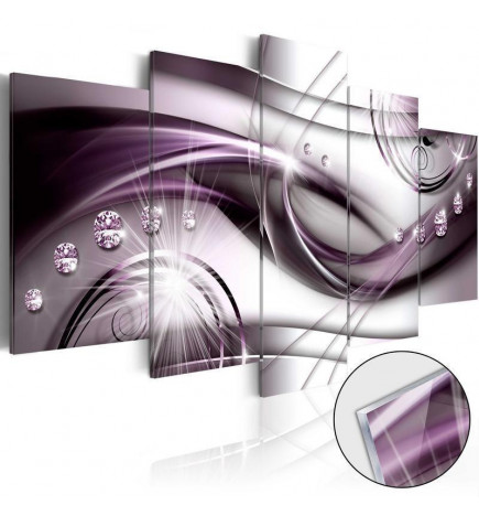 Afbeelding op acrylglas - Violet Glow