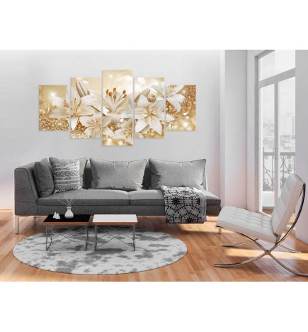 Afbeelding op acrylglas - Golden Bouquet