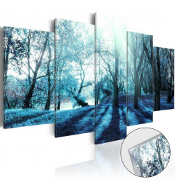 Tableau sur verre acrylique - Blue Glade