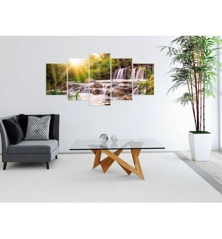 Acrylic Print - Forest Waterfall