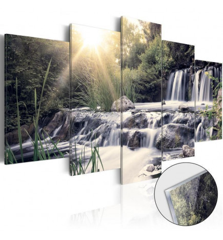 Akrilo stiklo paveikslas - Waterfall of Dreams