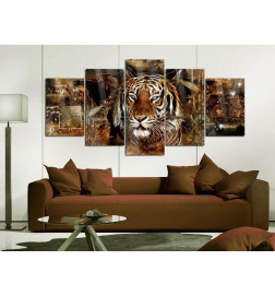 Quadro acrílico - Golden Jungle